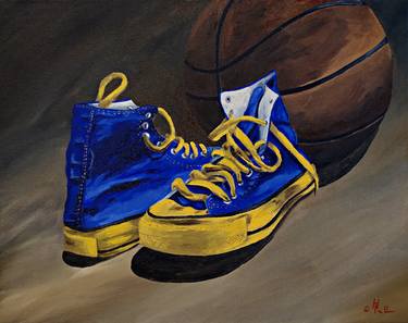 Original Fine Art Sports Paintings by Herschel fall