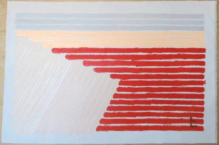 Original Minimalism Abstract Painting by Hikaru Otsuka