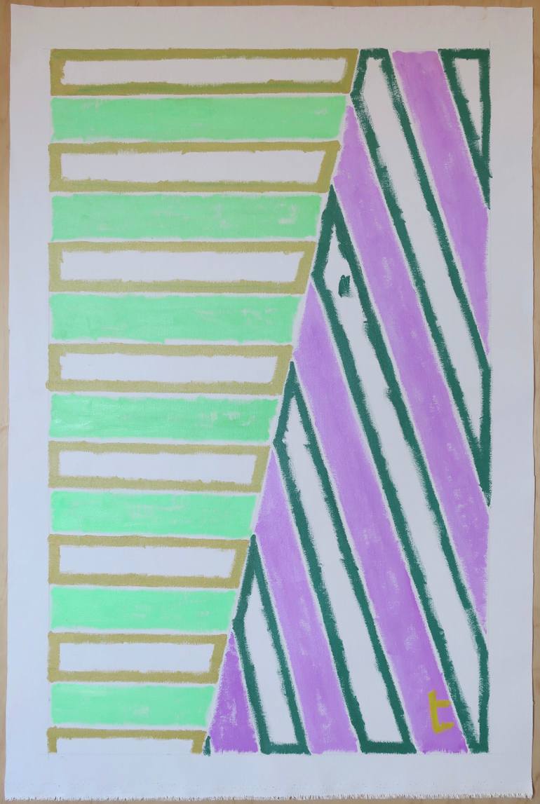 Original Minimalism Abstract Painting by Hikaru Otsuka