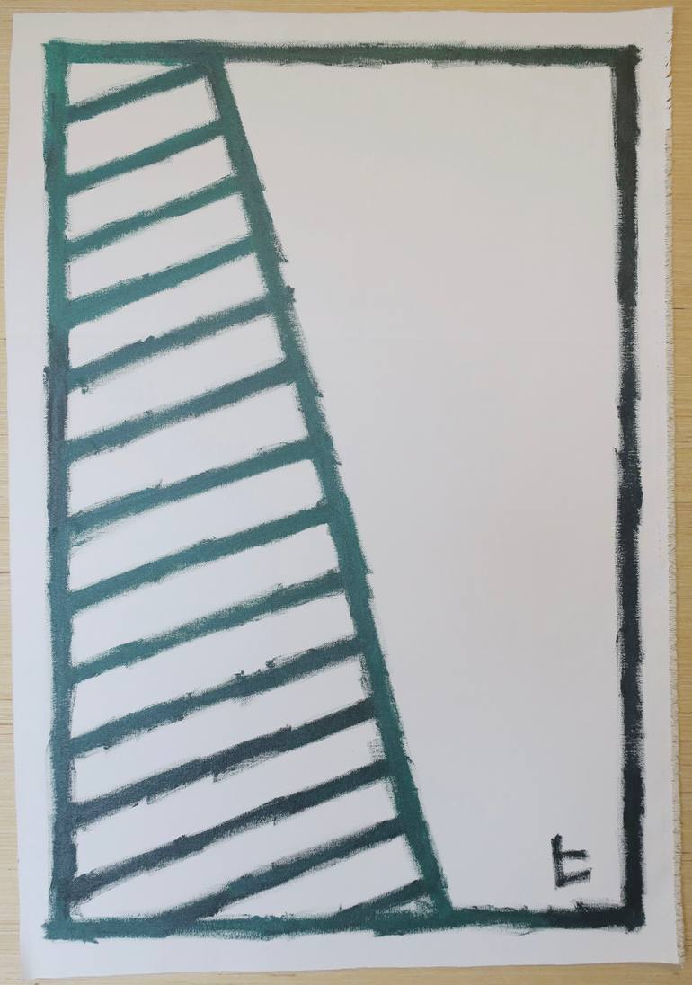 Original Minimalism Abstract Painting by Hikaru Otsuka