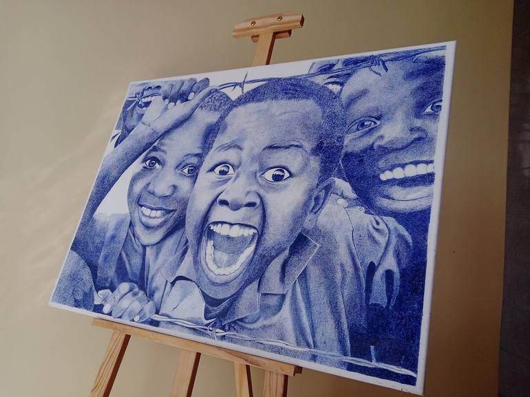 Original Fine Art Children Digital by Sogone Wambura