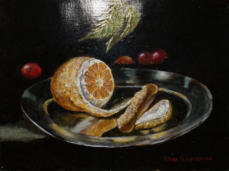 Original Food Painting by Rinat Galyautdinov