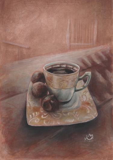 Print of Fine Art Food & Drink Paintings by Hagar Elgammal