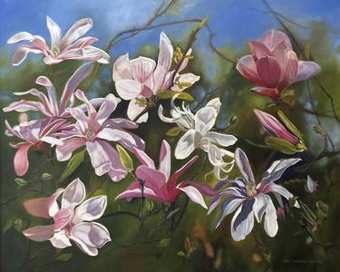 Original Figurative Botanic Paintings by Lola Stanton