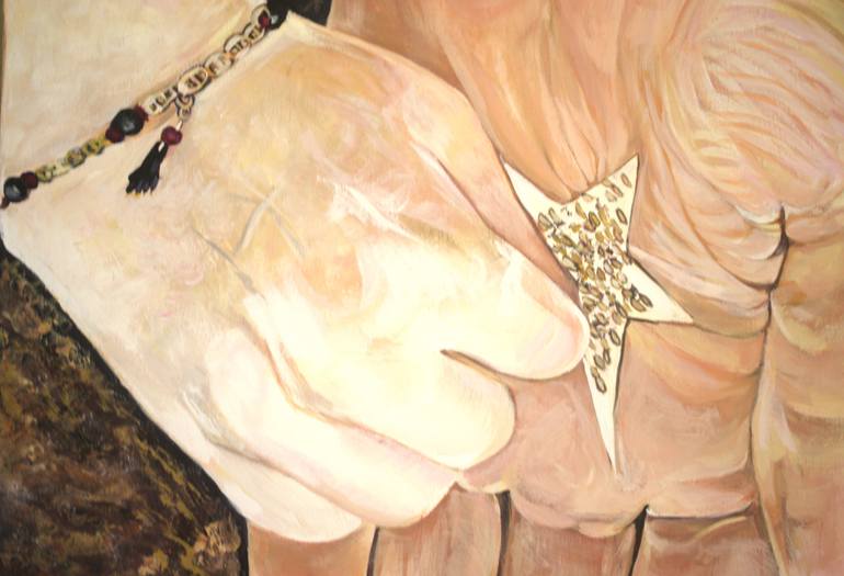 Original Symbolism Children Painting by Melanie Oms