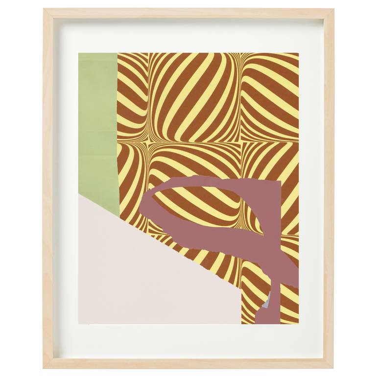 Original Art Deco Abstract Collage by Alexandra Hulsey