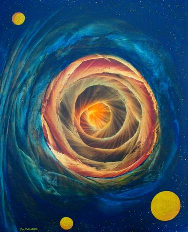 Print of Outer Space Paintings by Lonnie Pelletier