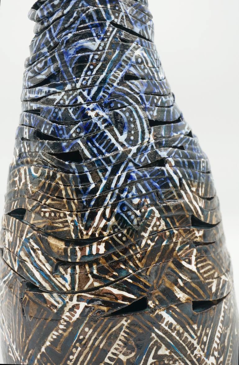 Original Modernism Patterns Sculpture by Malene Barnett