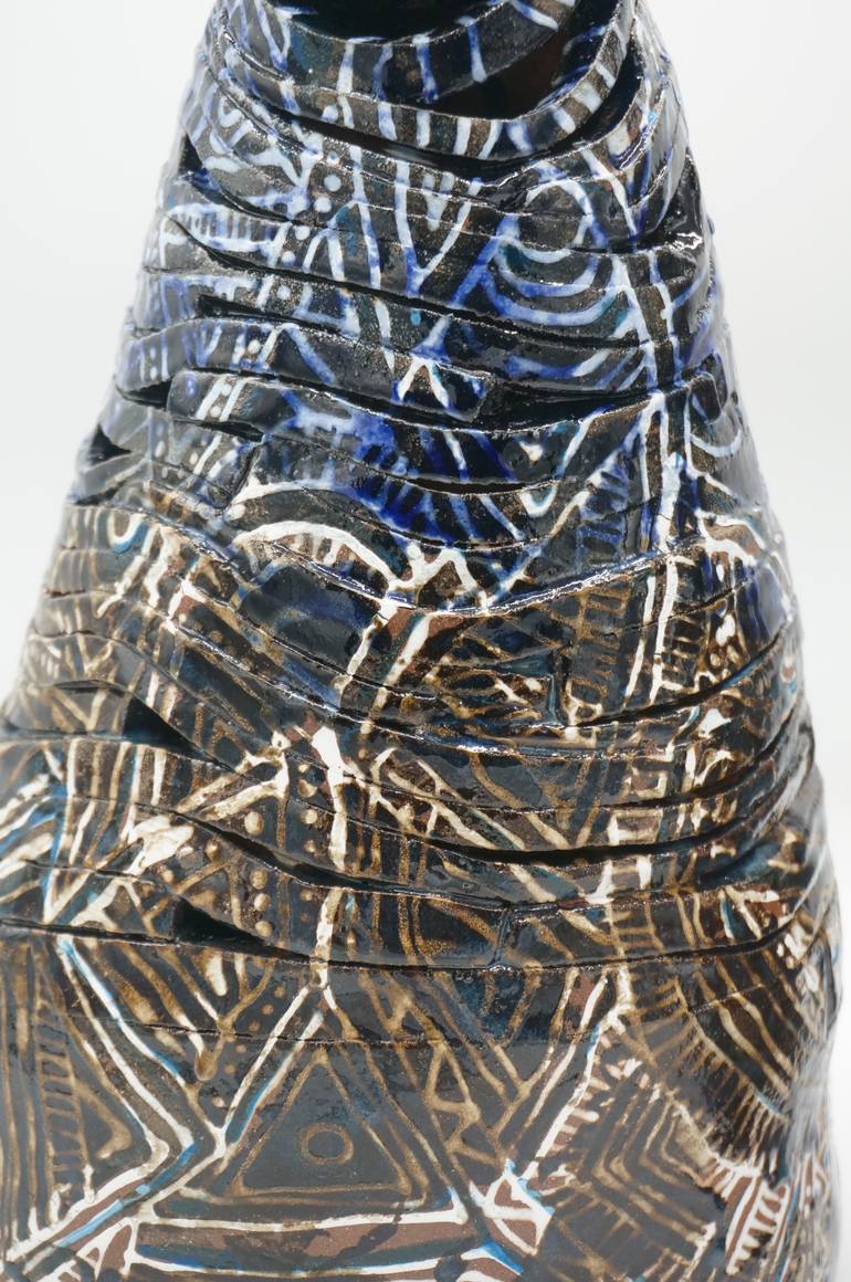 Original Modernism Patterns Sculpture by Malene Barnett