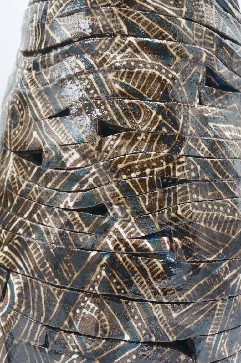 Original Modernism Patterns Sculpture by Malene Barnett
