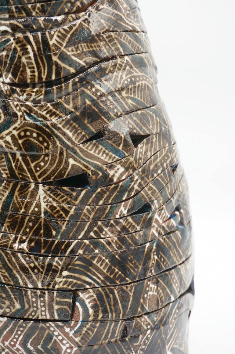 Original Modernism Patterns Sculpture by Malene Barnett