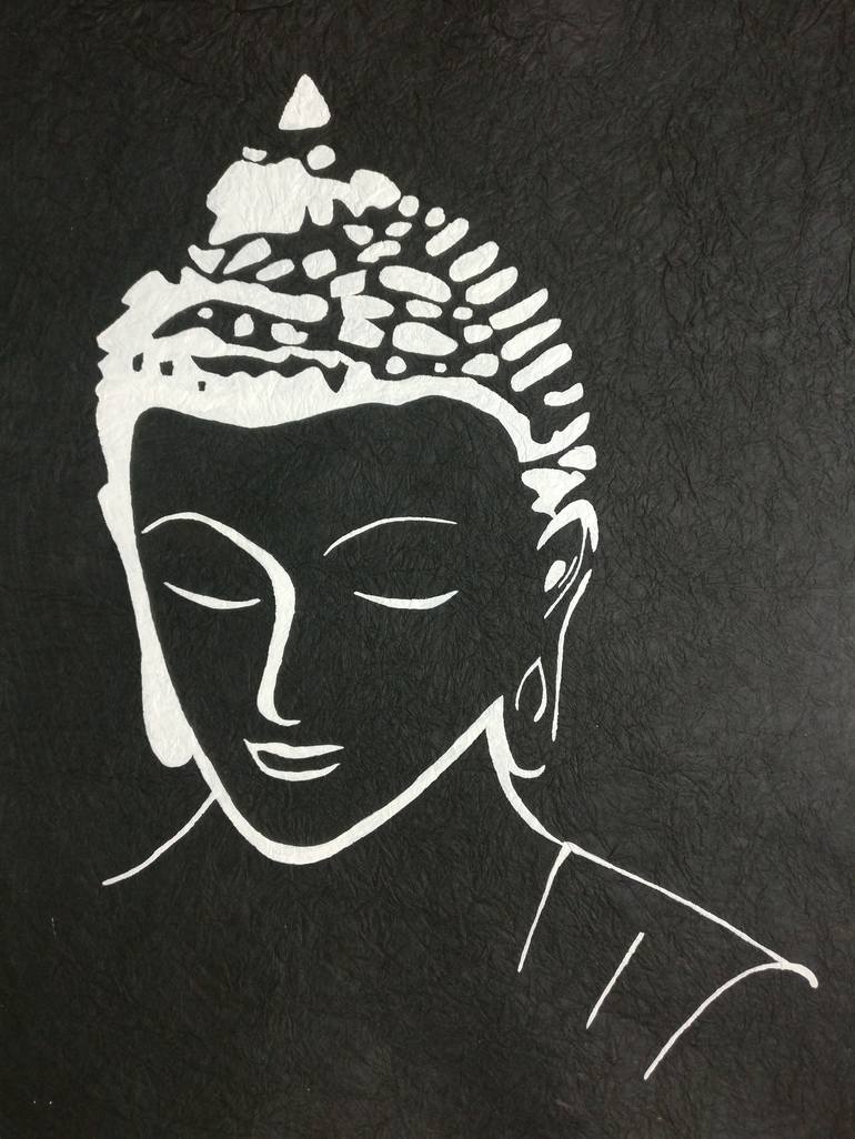 Buddha Painting Painting by Ganga R | Saatchi Art