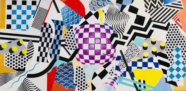 Print of Abstract Geometric Collage by Steve Doan