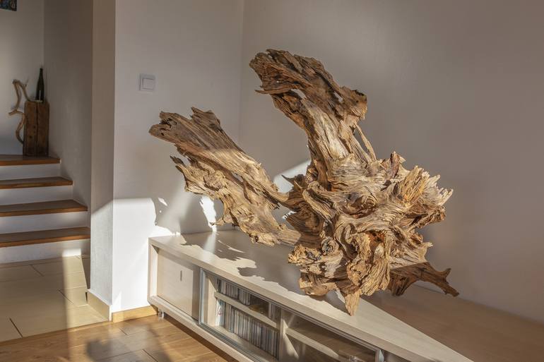 Original Abstract Tree Sculpture by Jozef Sedmak