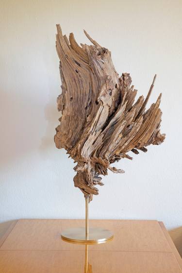 Pine decorative sculpture - natural abstraction thumb