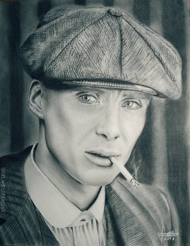 Thomas Shelvy - Charcoal drawing thumb