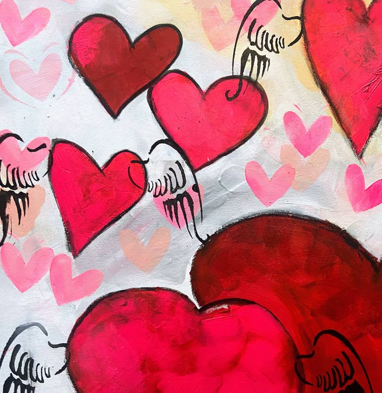 Original Abstract Expressionism Abstract Painting by Milagros Pongo