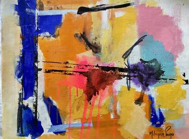 Original Abstract Paintings by Milagros Pongo