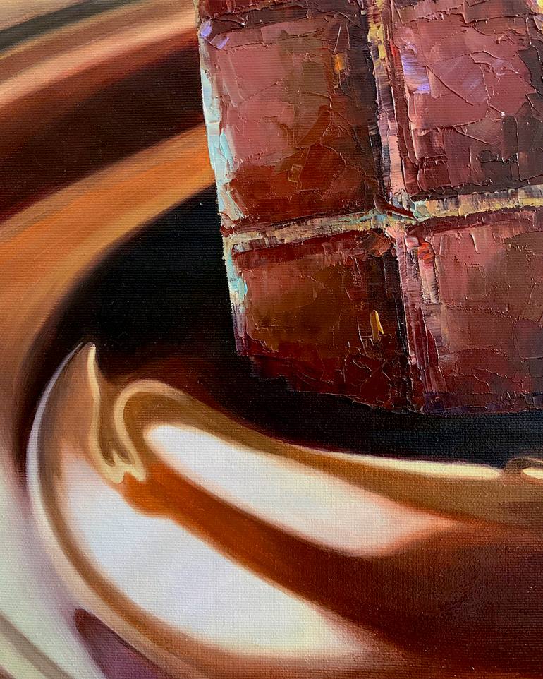 Original Figurative Food & Drink Painting by Nicole Vishnevetska