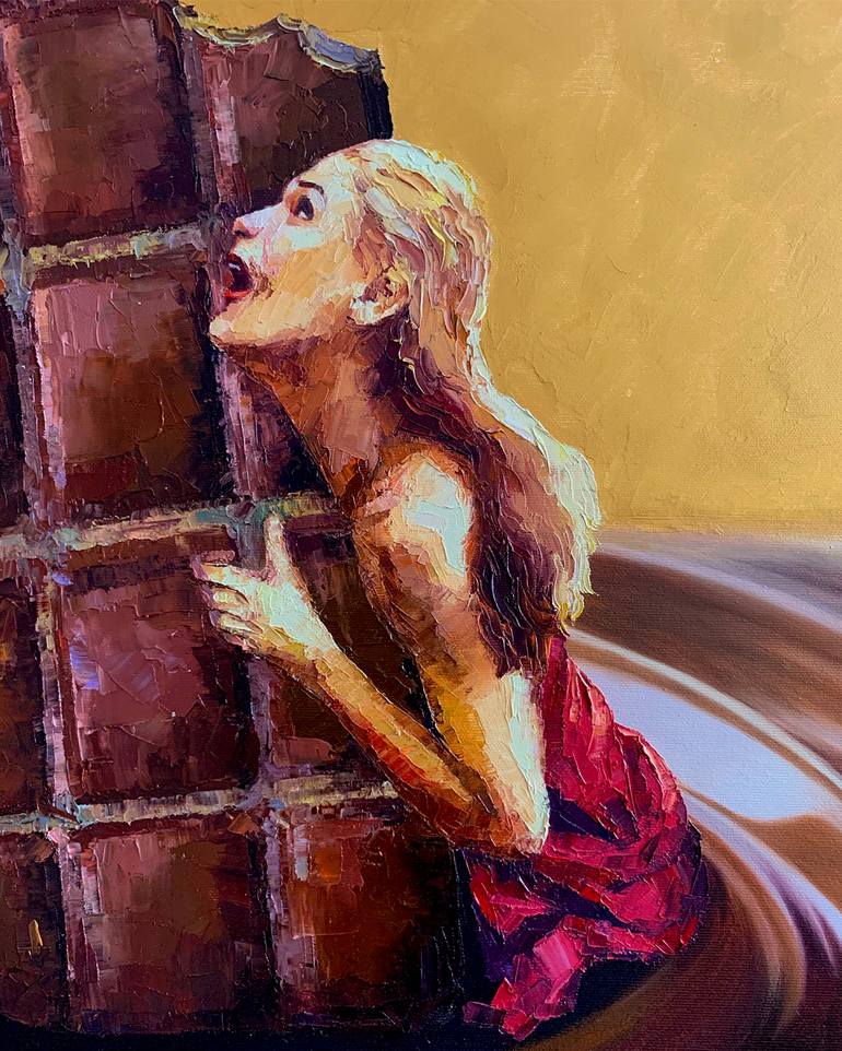 Original Figurative Food & Drink Painting by Nicole Vishnevetska