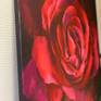 This red rose looks great in any interior.
Stylish and beautuful.
The pictere can be exposed without a frame. It has color ends.