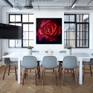 This red rose looks great in any interior.
Stylish and beautuful.
The pictere can be exposed without a frame. It has color ends.