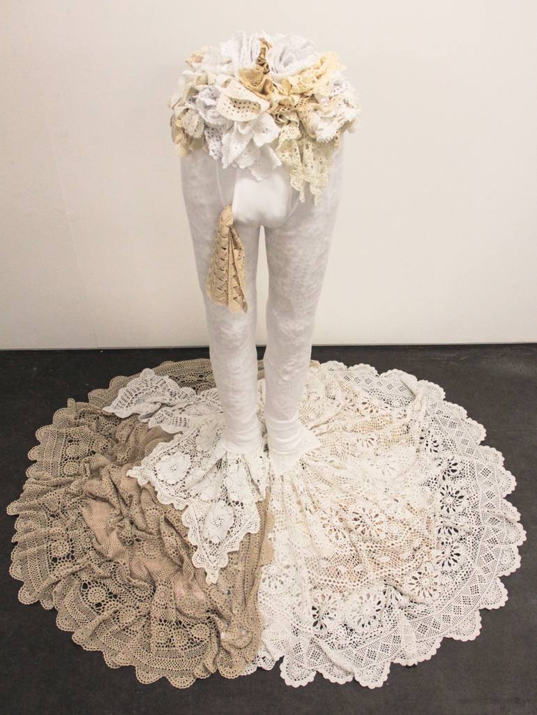 Original Conceptual Body Sculpture by Terry Dimoulias