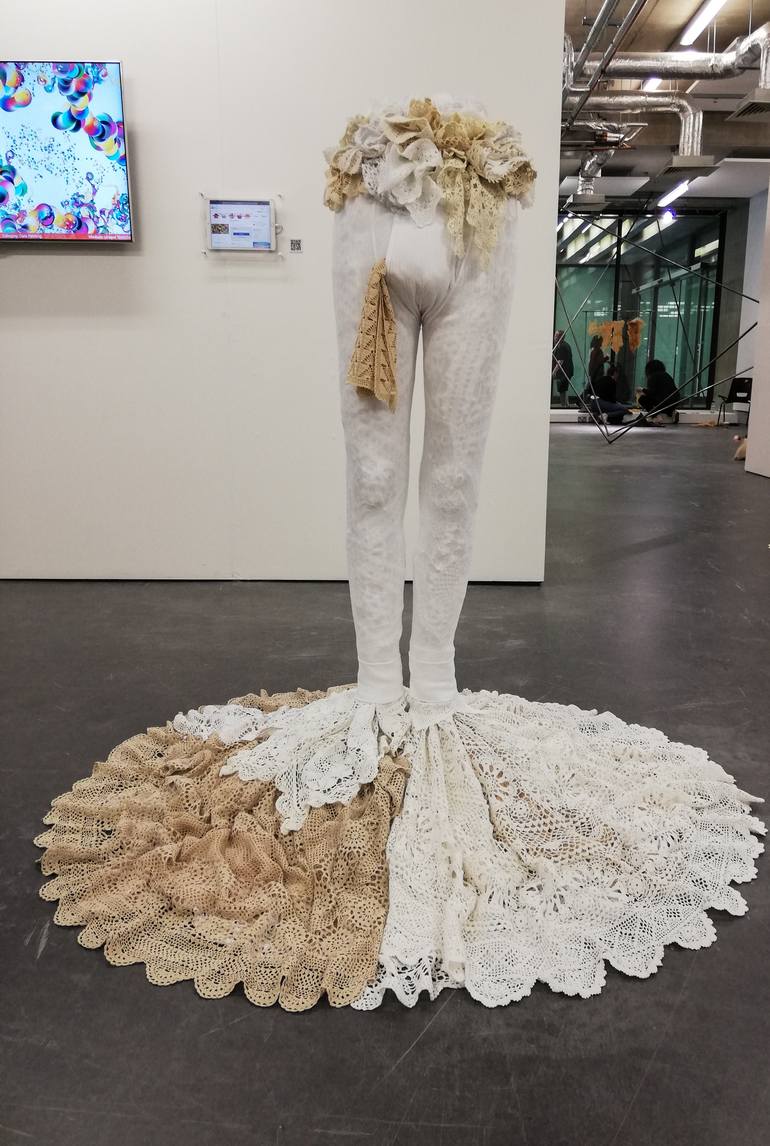 Original Conceptual Body Sculpture by Terry Dimoulias