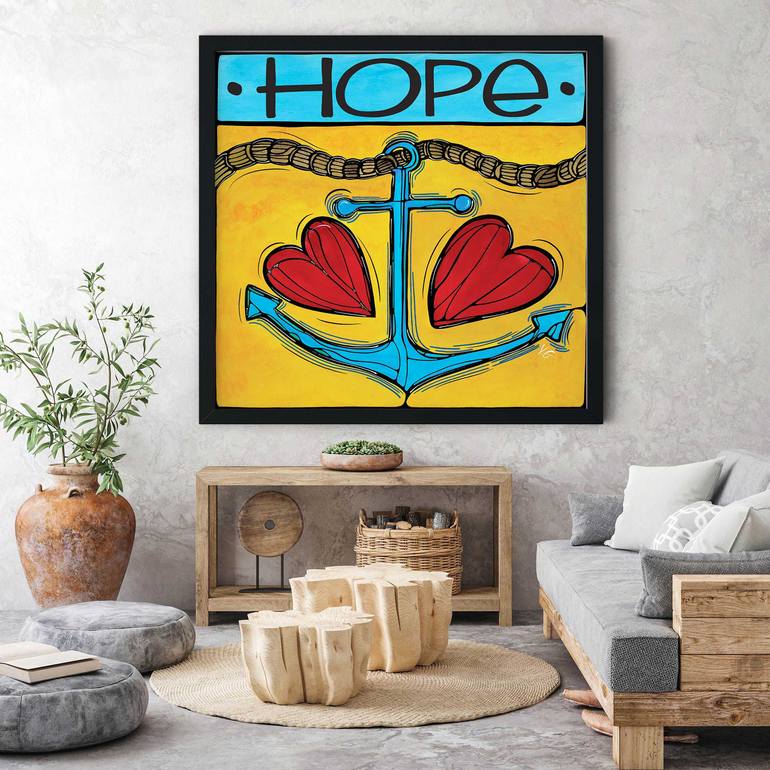 Original Conceptual Boat Painting by Atelier Vero Artist Veronique Godbout