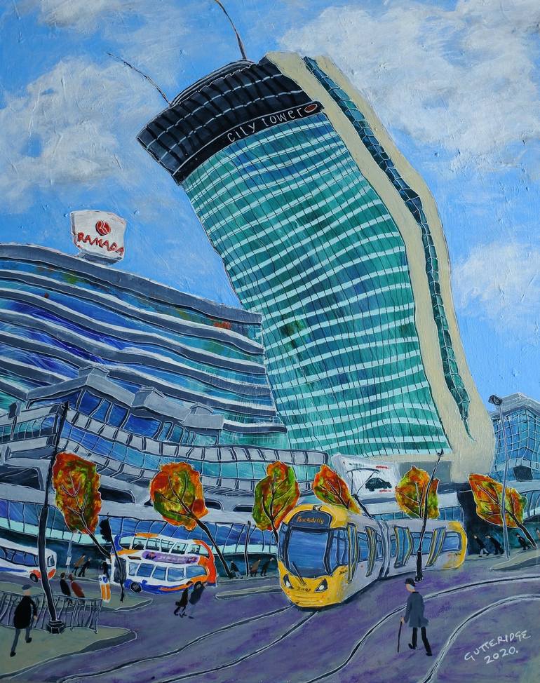 Print of Expressionism Cities Paintings by Michael Gutteridge