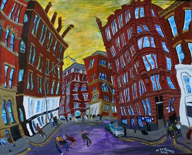 Print of Expressionism Cities Paintings by Michael Gutteridge