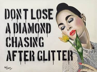 Don't lose a diamond chasing after glitter thumb