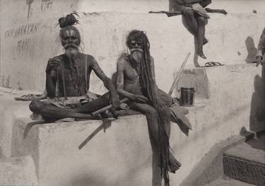 Sadhus at Pashupatinath, Nepal thumb