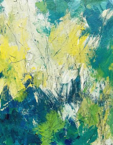 Original Abstract Expressionism Abstract Paintings by Nina Suh Lance