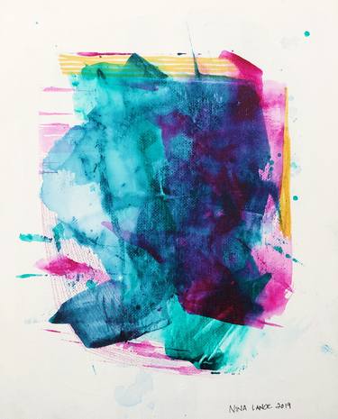 Print of Abstract Expressionism Abstract Paintings by Nina Suh Lance
