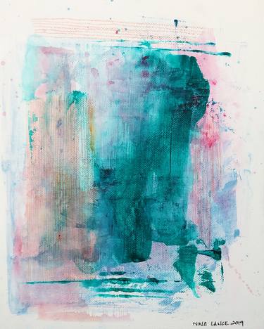 Original Abstract Expressionism Abstract Paintings by Nina Suh Lance