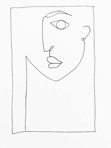 Print of Abstract People Drawings by Nina Suh Lance