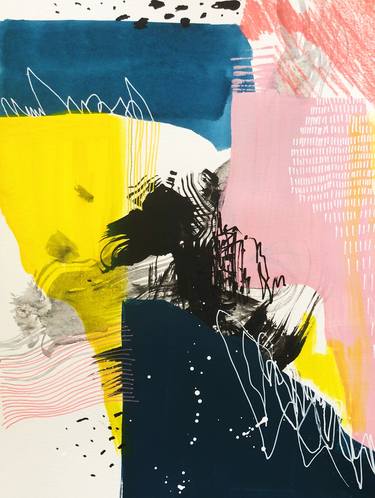 Print of Abstract Expressionism Abstract Paintings by Nina Suh Lance