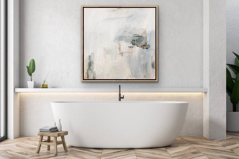 Original Abstract Expressionism Abstract Painting by Nina Suh Lance