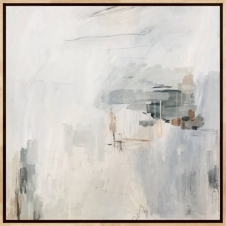 Original Abstract Expressionism Abstract Painting by Nina Suh Lance