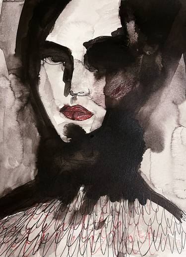 Print of Expressionism Portrait Paintings by Nina Suh Lance