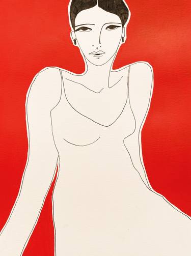 Print of Figurative Women Drawings by Nina Suh Lance