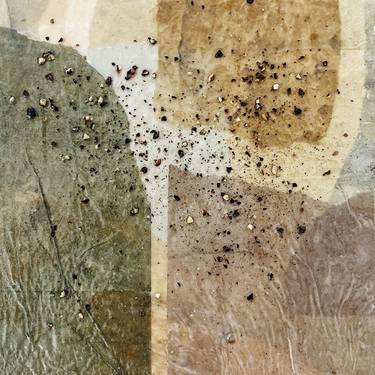 Original Abstract Expressionism Abstract Collage by Nina Suh Lance