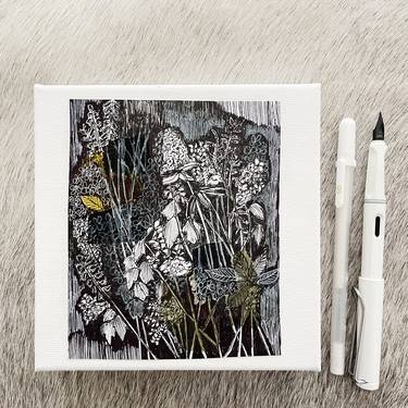 Original Abstract Floral Drawings by Nina Suh Lance