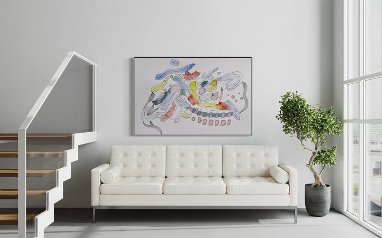 Original Abstract Painting by Nina Suh Lance