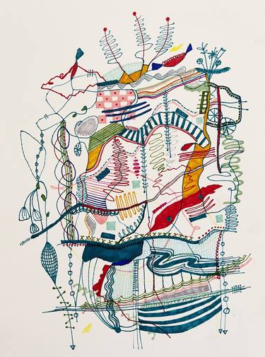 Print of Abstract Drawings by Nina Suh Lance