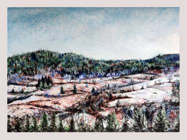 Print of Landscape Paintings by Jelena Zivkovic