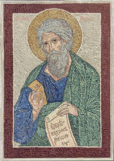 St. Andrew the Apostle, natural stone mosaic thumb