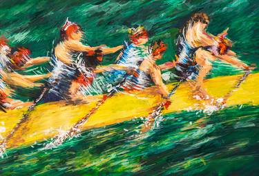 Print of Impressionism Sports Paintings by Daniel Clarke