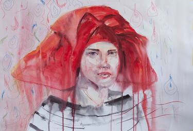 Print of Portrait Mixed Media by Iryna Sahan